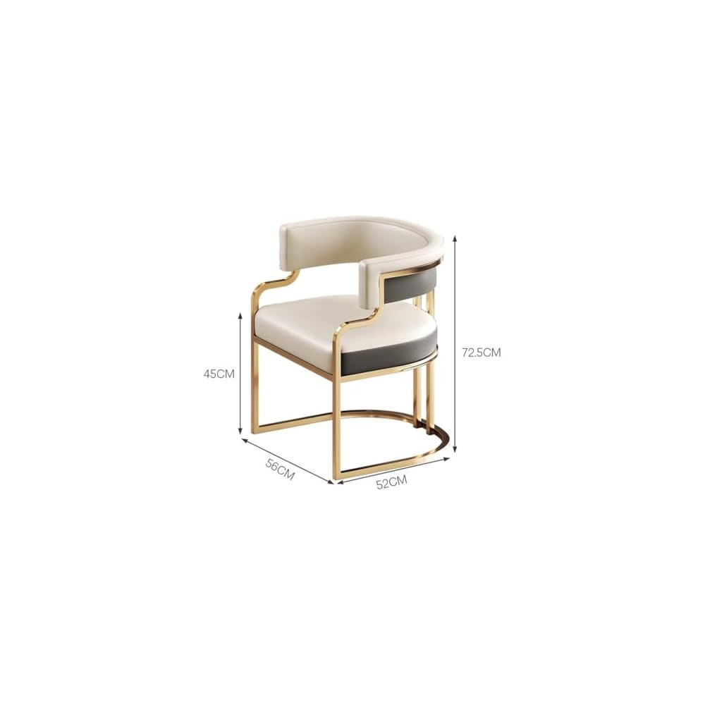 Dining Chair Household Hotel Mahjong Chair Reception Sofa Chair Nail Salon Stool Dressing Table Makeup