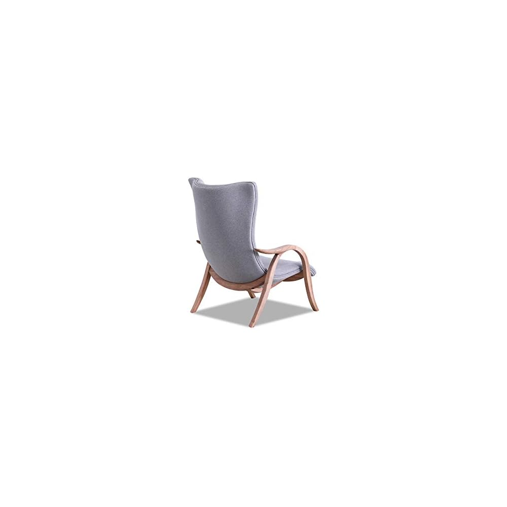 Renovation House s Recliner Wood Single Sofa Chair Furniture Lounge Chair Solid Wood Chair Foot Living Room Bedroom Chair
