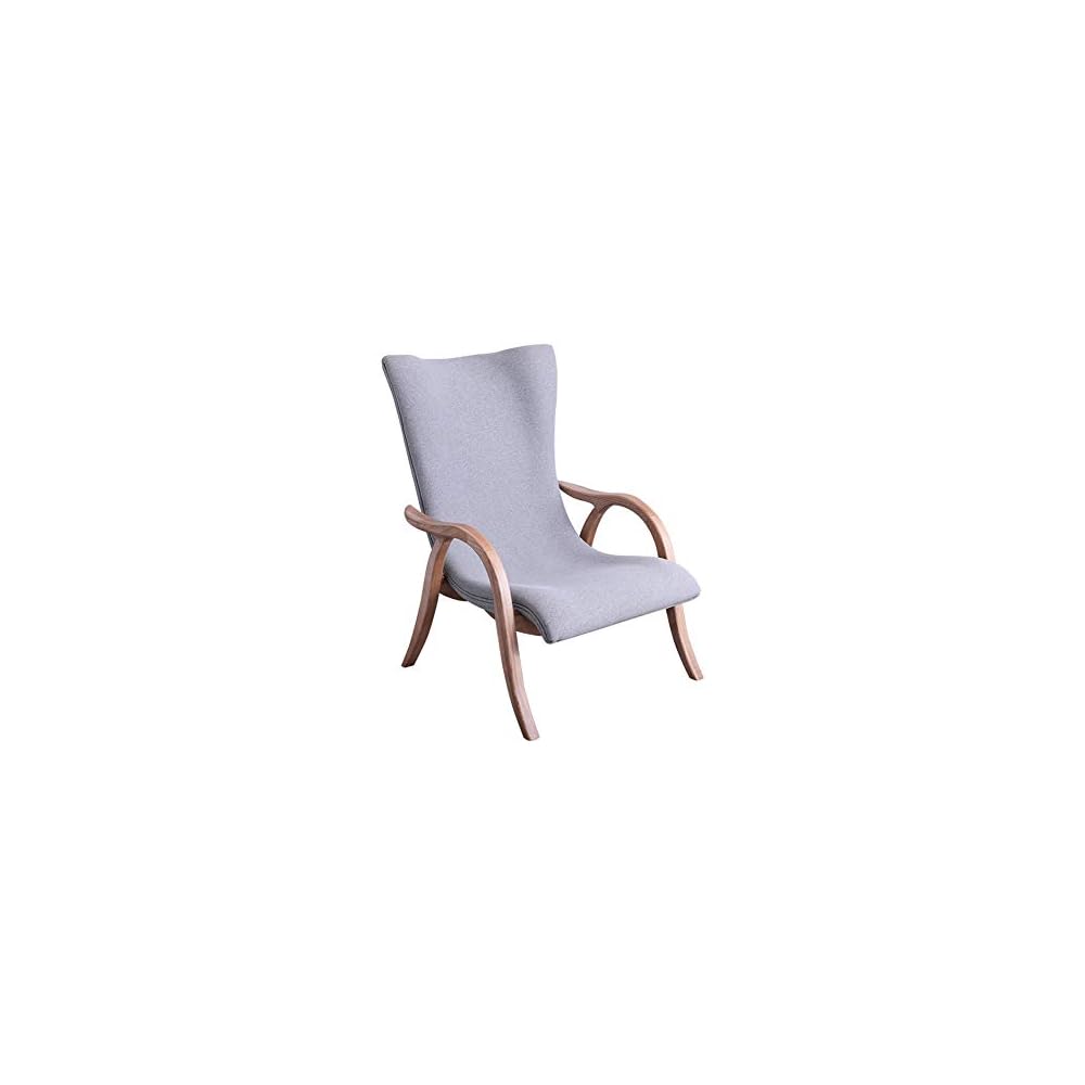 Renovation House s Recliner Wood Single Sofa Chair Furniture Lounge Chair Solid Wood Chair Foot Living Room Bedroom Chair
