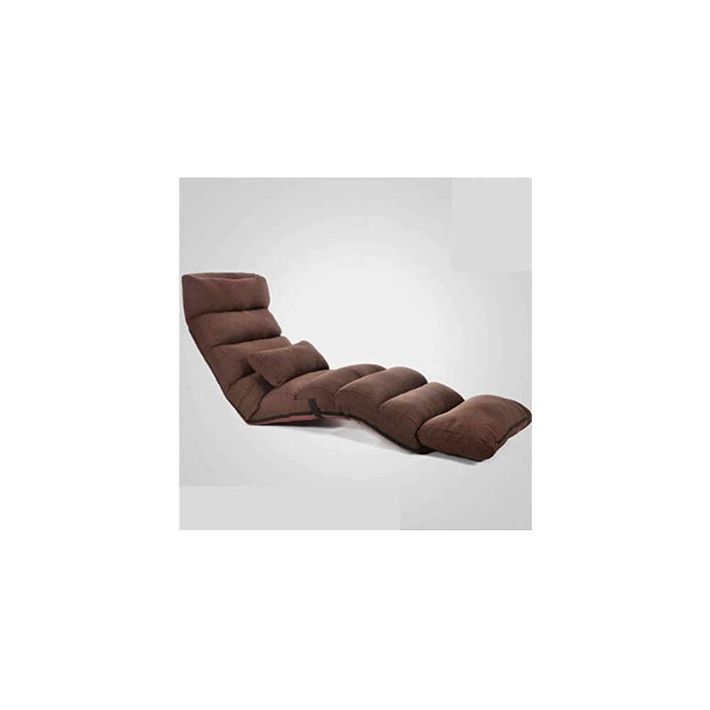 Modern Sofa Bed Lounge Upholstered Recliner Indoor Living Room Recliner Floor Folding Adjustable Sleeping Lounge (Color : C) (B)