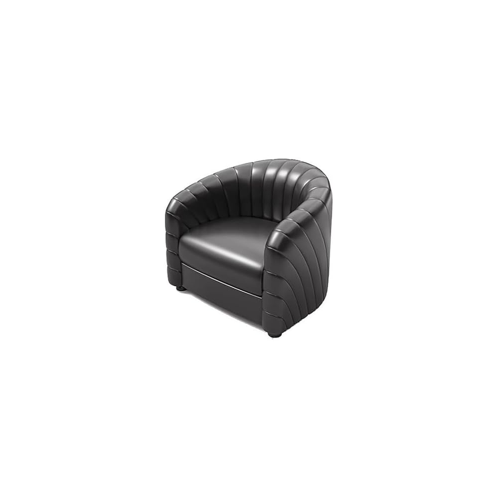 PU Lounge Chair Retro Luxury Industrial Pub Booth Furniture Ingle Lounge Armchair American Styleupholstered Single Cigar Sofa for Cafe Bistro Restaurant Nightclub Wine Bar Coffee Shop Music Bar