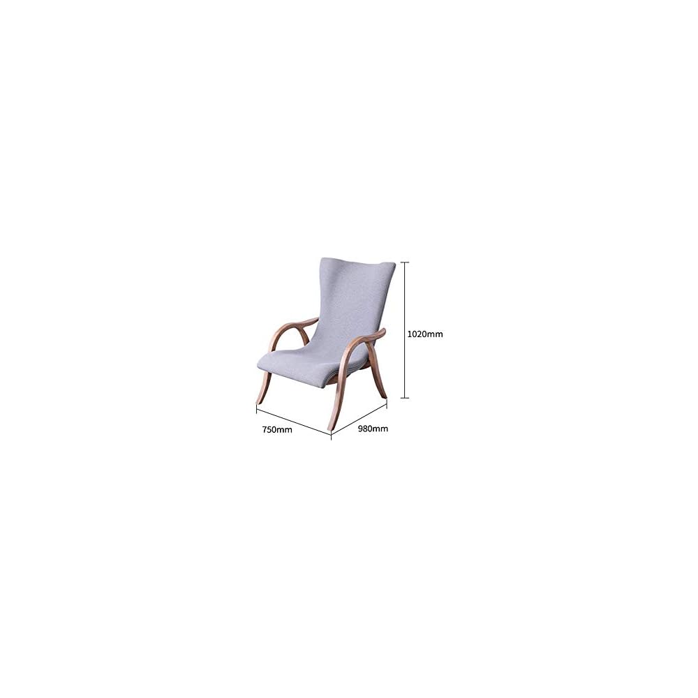 Renovation House s Recliner Wood Single Sofa Chair Furniture Lounge Chair Solid Wood Chair Foot Living Room Bedroom Chair