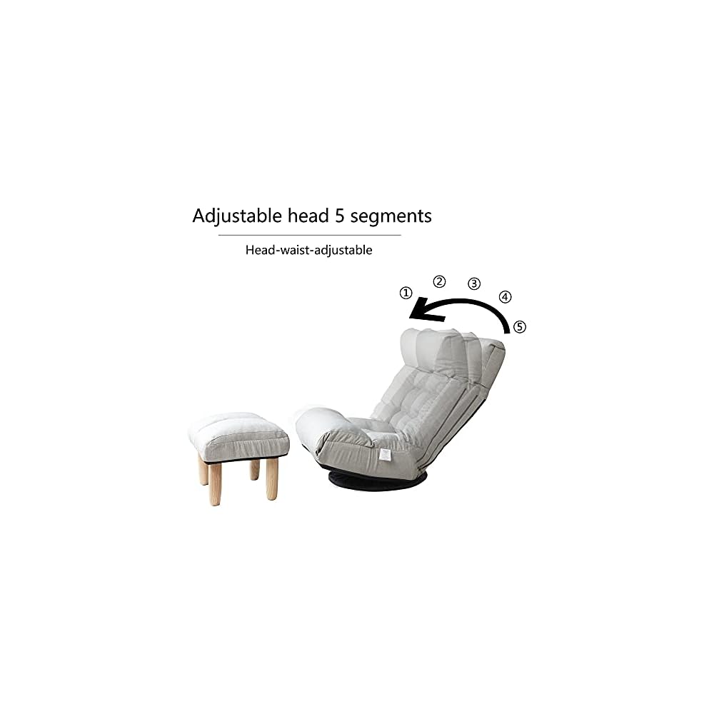 Floor Chair Single Sofa Reclining Chair Japanese Chair Lazy Sofa Tatami Balcony Reclining Chair Leisure Sofa Adjustable Chair