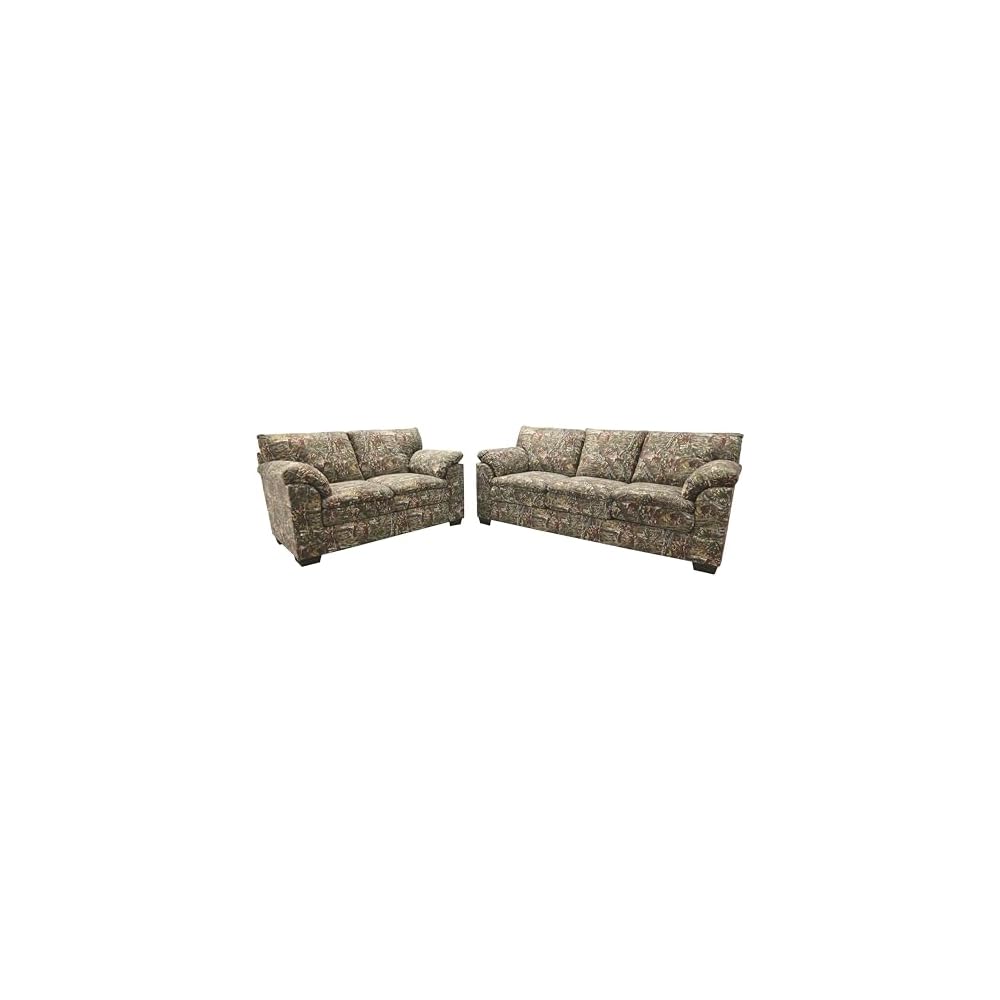 Model 8-010-A452V3 Sofa in Superflauge Camo Fabric