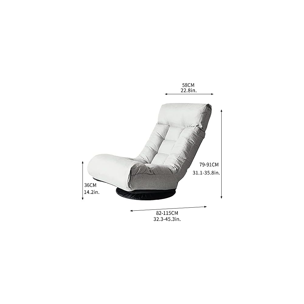 Floor Chair Single Sofa Reclining Chair Japanese Chair Lazy Sofa Tatami Balcony Reclining Chair Leisure Sofa Adjustable Chair