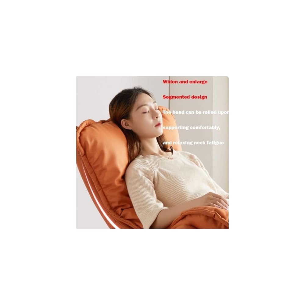 Leisure Sofa Rocking Chair ​and Footstool, Modern Armless Chair Recliner Chair,Sofa Chair for Bedroom,Balcony, Comfortable ​ Chair with Seat Cushion (Color : /Gray, Size : with