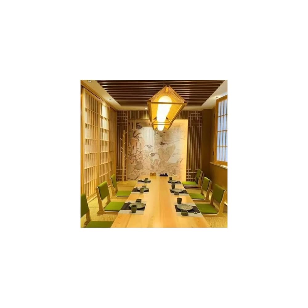 Dormitory Legless Chair Floor Chair Wooden Foldable Fabric Cushion Back Support Lazy Tatami 45X51X46CM(Size:45X51X46CM,Color:B)