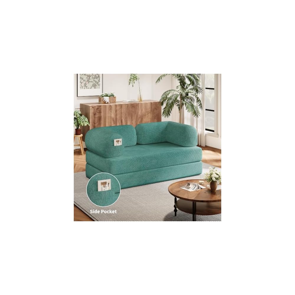 4-in-1 Folding Convertible Sofa Bed for Living Room Bedroom