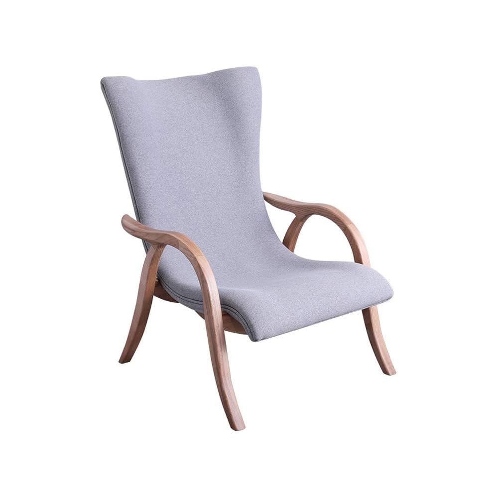 Renovation House s Recliner Wood Single Sofa Chair Furniture Lounge Chair Solid Wood Chair Foot Living Room Bedroom Chair