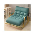 Upholstered Rocking Chair, Double Rocker Chair with Side Pocket, Modern Relaxing Chair with Backrest, Armchair with Foot Lever, Bearing Capacity 250KG, for Bedroom, Living Room (Color : Or