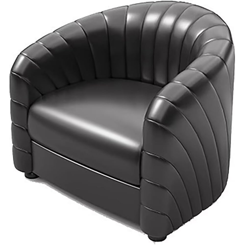PU Lounge Chair Retro Luxury Industrial Pub Booth Furniture Ingle Lounge Armchair American Styleupholstered Single Cigar Sofa for Cafe Bistro Restaurant Nightclub Wine Bar Coffee Shop Music Bar