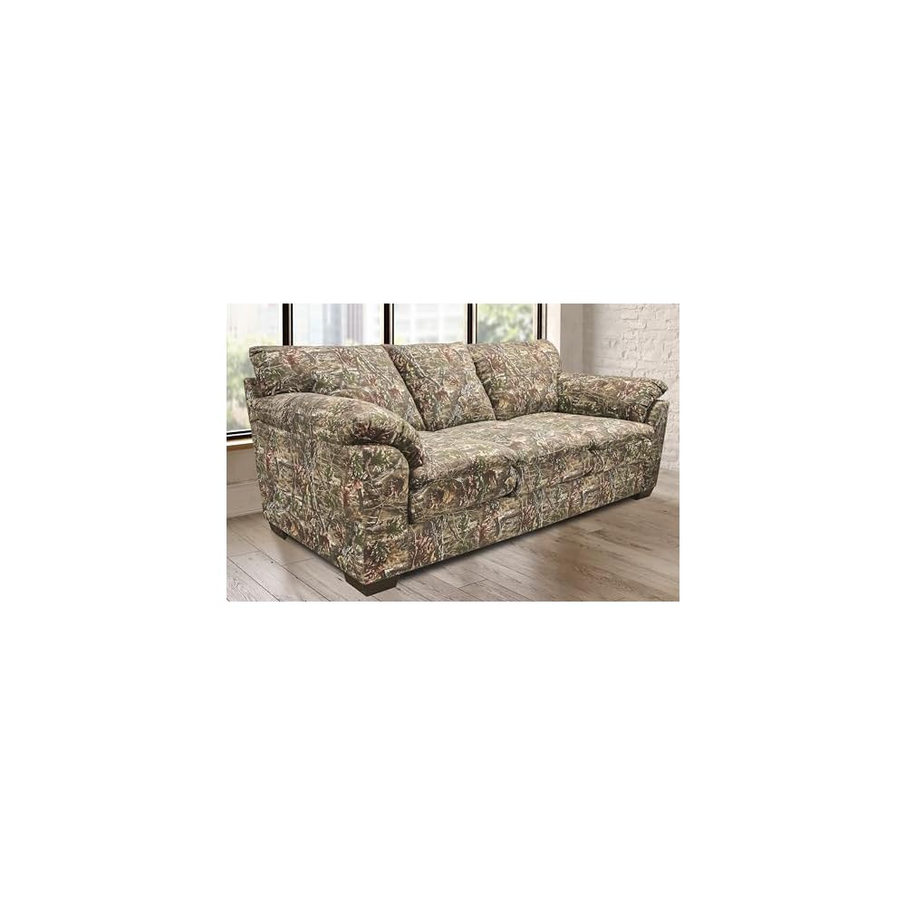 Model 8-010-A452V3 Sofa in Superflauge Camo Fabric