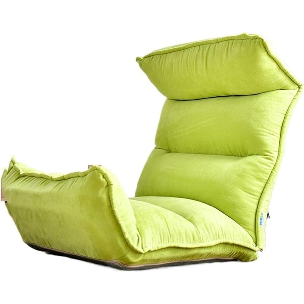 LSLYTQ Floor Chair, Floor Sofa Chair Gaming Chair with 14 Adjustable Position, Padded Back Support Floor Cushioned Seat, Folding Lazy Chair Small Sofa for Meditation, Reading, Resting Meditation