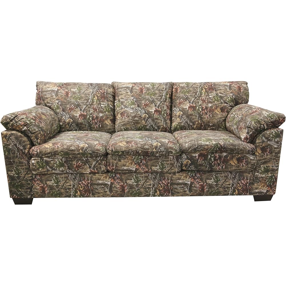 Model 8-010-A452V3 Sofa in Superflauge Camo Fabric